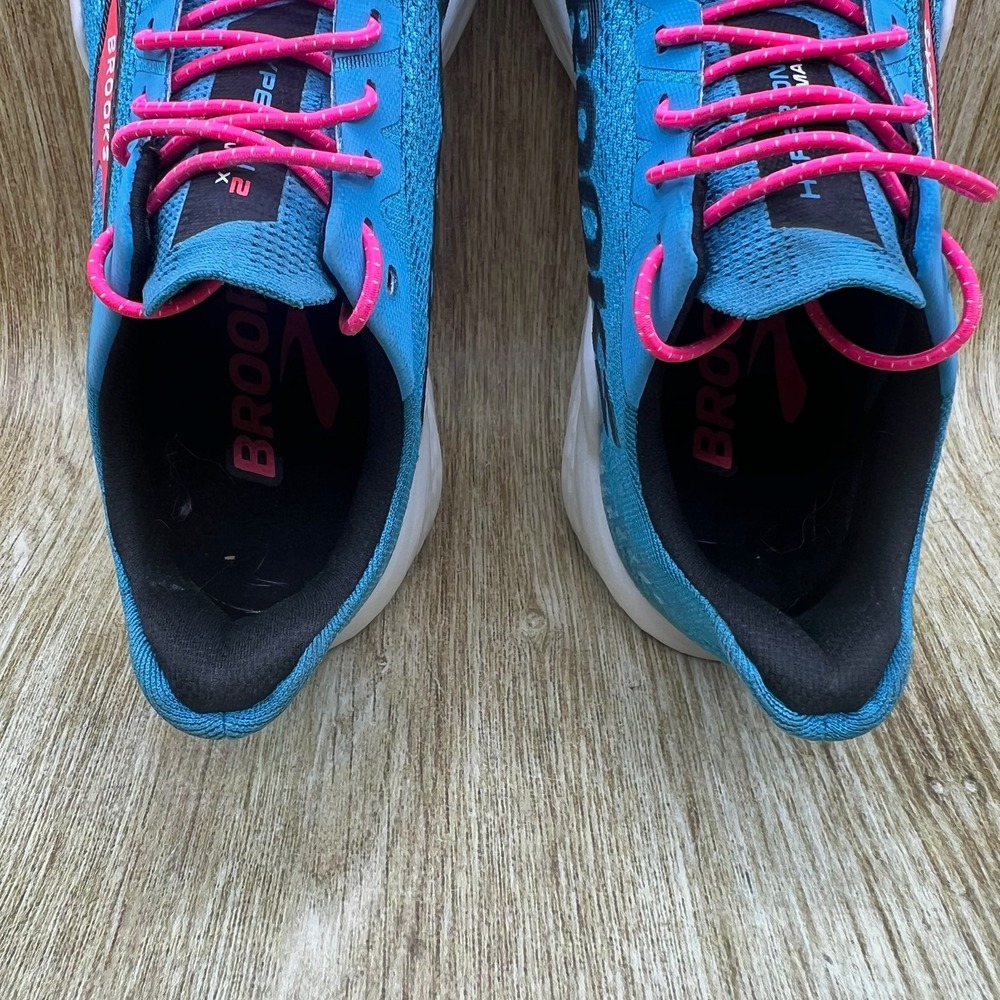 Brooks Hyperion Max 2 Running Shoes Women's Size 6 Blue Pink 1204231B408 - Picture 5 of 10